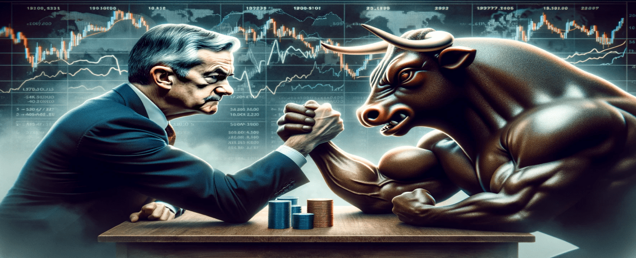 Capa do artigo: Queda de braço: Federal Reserve x Mercado